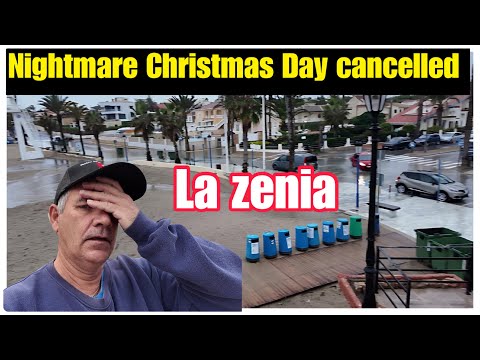 nightmare weather christmas day in spain / la zenia and torrevieja
