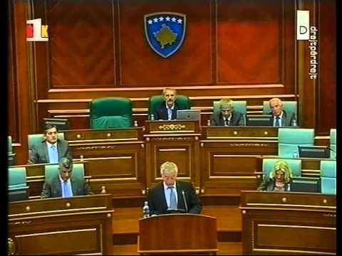 KUVENDI I KOSOVES SEANCE E JASHTEZAKONSHME PER PROCESIN E HARADINAJ LAJM