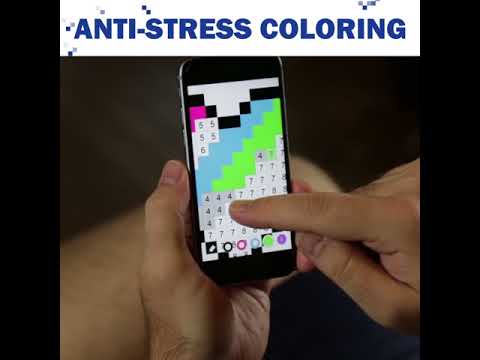 Color By Number - Relaxing Game - IOS [English] - YouTube