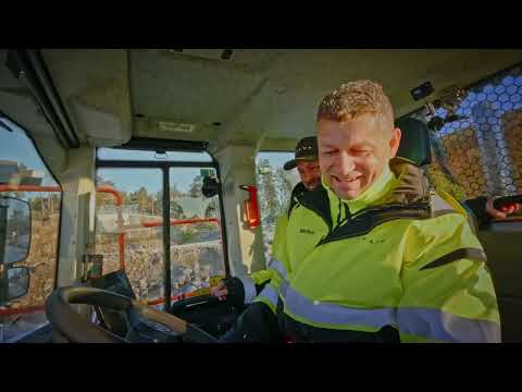 Volvo A45 Articulated Hauler Testdrive with Volvo CE CEO Melker Jernberg