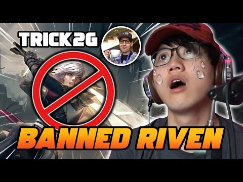 Trick2G bans my Riven so I embarrass him top