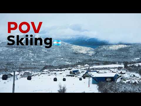 Ski POV: Cerro Chapelco Mid-Mountain | Patagonia ASMR