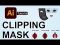 Clipping Mask In Illustrator Masking In Illustrator Hindi Tutorial