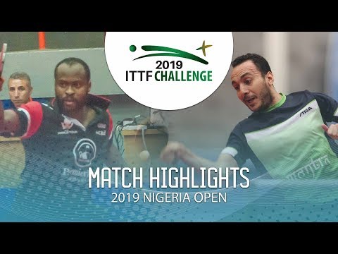 [2019 ITTF Nigeria Open] Aruna Quadri vs Mohamed El-Beiali  2019.8.11