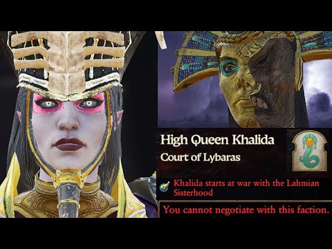 Why Khalida is Now on Unnegotiable War with Neferata's Lahmian Sisterhood from Turn 1