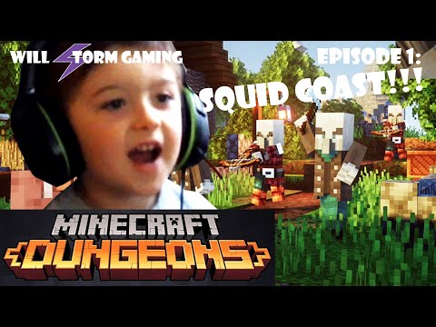 Will Storm Gaming - Episode 1: Let's Play  | Minecraft Dungeons Complete Playthrough [Co-op] | Family Friendly