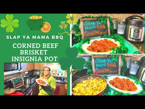 Slap Ya Mama BBQ Corned Beef Brisket Insignia Pot