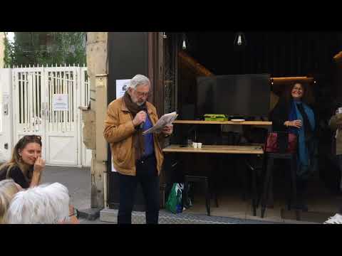 Brigitte, Bernard, Nathalie et Philppe lisent des textes.
