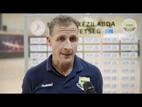 A QHB-Eger–Dabas KC Magyar Kupa mérkőzést (31–34) követően így értékelt a két edző
