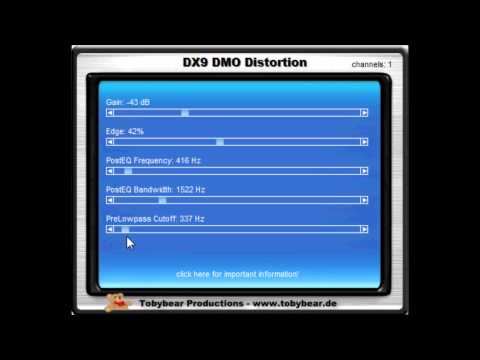 DX9 DMO Distortion by Tobybear Productions