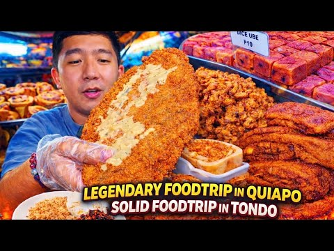 ₱15 Pares Soup with Rice! 😱 Diced Hopia Quiapo, ₱135 Double Giant Chicken Fillet | KAFOODTRIP