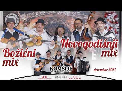 TAMBURAŠI - Najbolji Božićni i novogodišnji mix 2021 - Tuzlanski tamburaški sastav KOMŠIJE