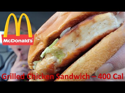 Review - Healthy Menu Options - McDonalds Grilled Chicken Sandwich