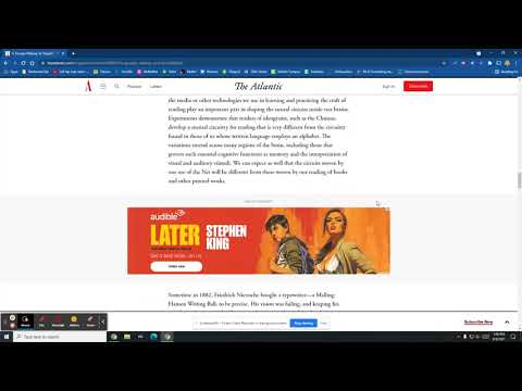 Is Google Making Us Stupid? By Nicholas Carr