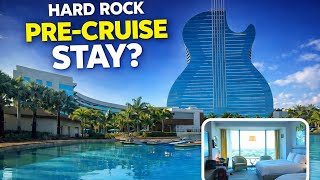 Hard Rock Guitar Hotel Room Tour 🎸 Hollywood Florida | Perfect Pre-Cruise Stay?
