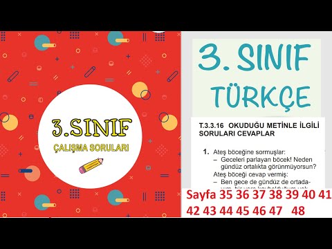 , title : '3  Sınıf Türkçe çalışma  kitabı  sayfa 35 36 37 38   48 cevapları'