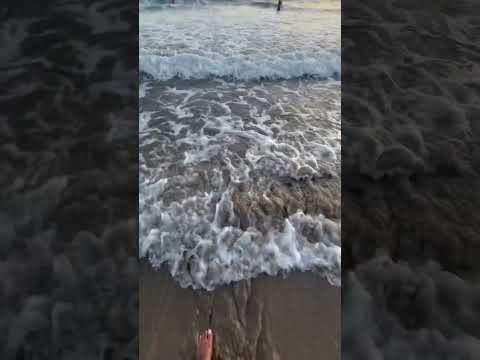 With every wave, the world fades, and it’s just peace and me🤍 #beach #beachvibes #malvan