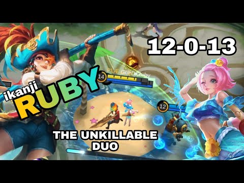 RUBY x ANGELA THE UNKILLABLE DUO | BEST CORE BUILD S26 | TOP GLOBAL RUBY | ikanji | MOBILE LEGENDS