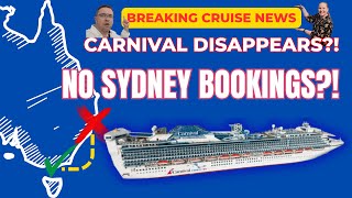 Carnival Cruise Changes for Sydney in 2027 and 2028 Will Surprise You!