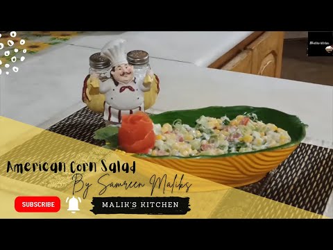 American Corn Salad Recipe | American Recipes | By Samreen Zubair
