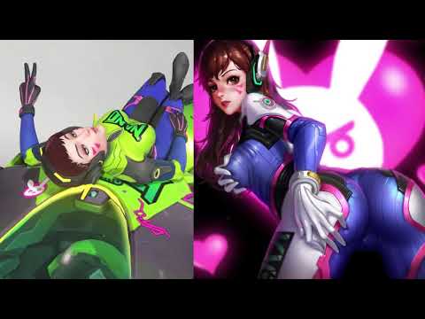 Let's compare D.Va in the game with D.Va in drawings #2