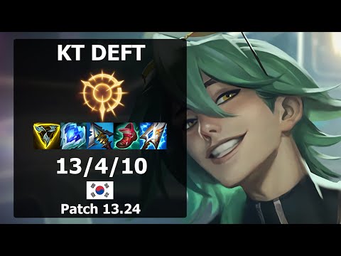 KT Deft Ezreal ADC vs Kaisa| Patch 13.24 KR Challenger