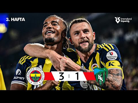 Fenerbahçe (3-1) Kocaelispor - Highlights/Özet | Trendyol Süper Lig - 2025/26