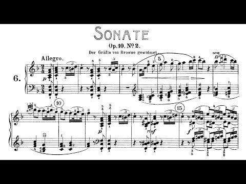 Beethoven: Sonata No.6 in F Major, Op.10 No.2 (Lortie, Jando)