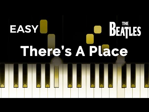 The Beatles - There’s A Place - EASY Piano TUTORIAL by Piano Fun Play