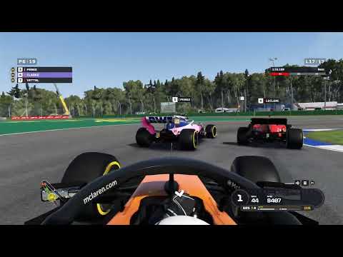 F1 2019 Close finish on Hockenheimring