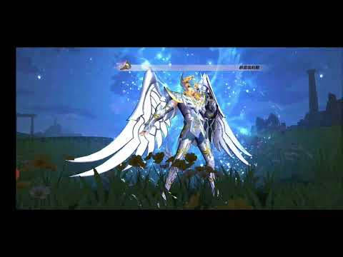 SSA - Cygnus God Cloth Hyoga summoning animation