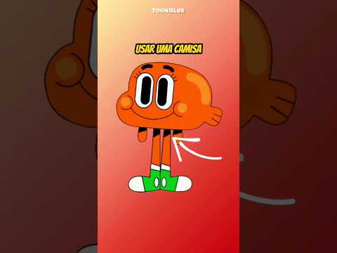 Did Darwin wear a shirt? #gumball