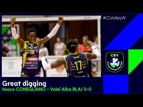 #CLVolleyW | Great atmosphere, great digging, great Volleyball! CONEGLIANO beat Volei Alba BLAJ 3-0