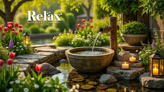 Download lagu Musik Relaksasi Meredakan Stres, Menenangkan Kecemasan & Depresi 🌿 Air Mancur Bambu, Musik Tidur Ny mp3