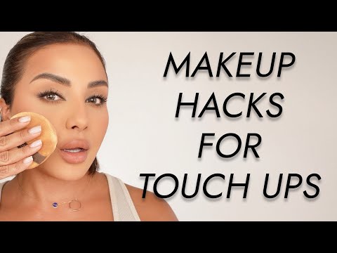 MAKEUP HACKS FOR MAKEUP TOUCH UPS | NINA UBHI