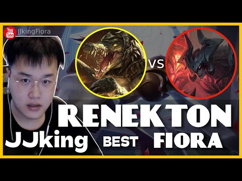 🔴 JJking Renekton vs Aatrox (Best Fiora OTP) - JJking Renekton Guide