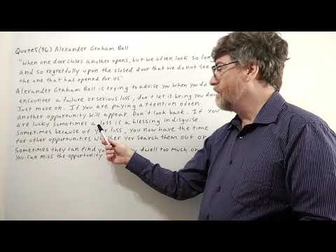 Tutor Nick P Quotes 96 Alexander Graham Bell - When One Door Closes Another Opens ...