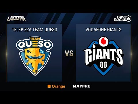TELEPIZZA TEAM QUESO VS VODAFONE GIANTS - FASE DE GRUPOS - SEMANA 2 DIA 1 - COPA CLASH ROYALE