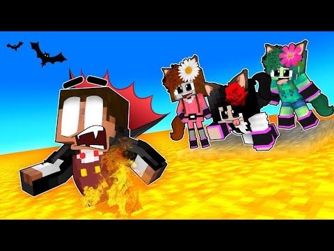 Floor is Lava Cute Story Werewolf vs Vampire - Animation