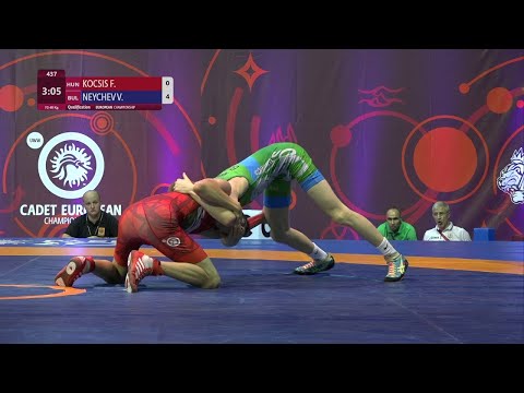 Qual. FS - 48 kg: F. KOCSIS (HUN) v. V. NEYCHEV (BUL)