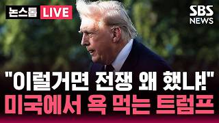 ????LIVE "이럴거면 전쟁 왜 했냐!" "오바마 때보다 못해!" 미국-이란 MOU 서명에 미국 내부 불만 폭발 / SBS 논스톱 라이브