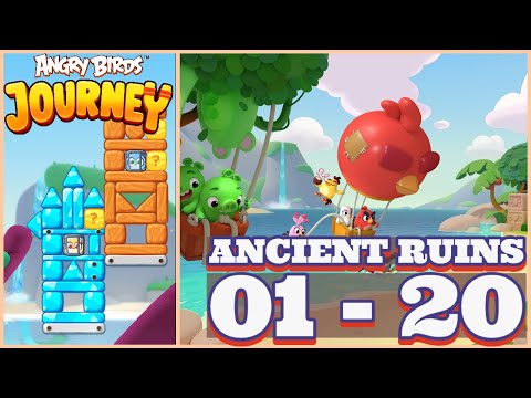 Angry Birds Journey Chapter 1 Ancient Ruins Levels 1 - 20