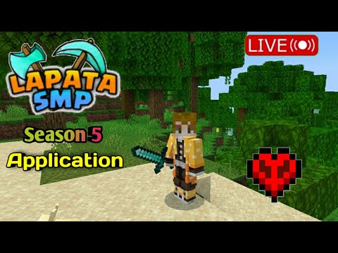 EPIC Minecraft Lapata Smp S5 E1 LIVE! Apply Now #GamingYT