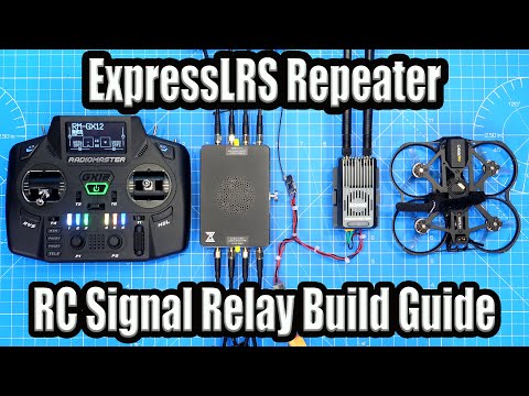 DIY ExpressLRS RC Signal Repeater - RC Relay For More Range, BVLOS Or Use With Avatar HD Repeater