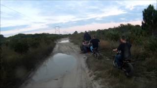 preview picture of video 'palm bay compound dirt biking'