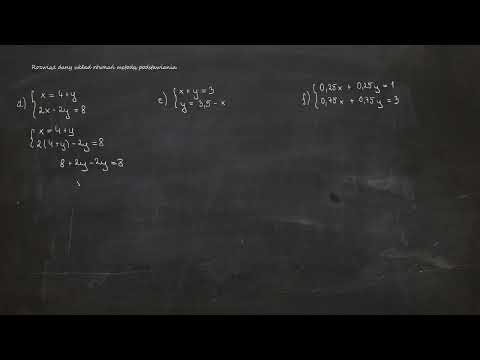 5.24. Solve the given system of equations by substitution.