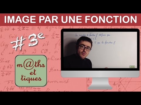 Calculer une image par une fonction - Troisième