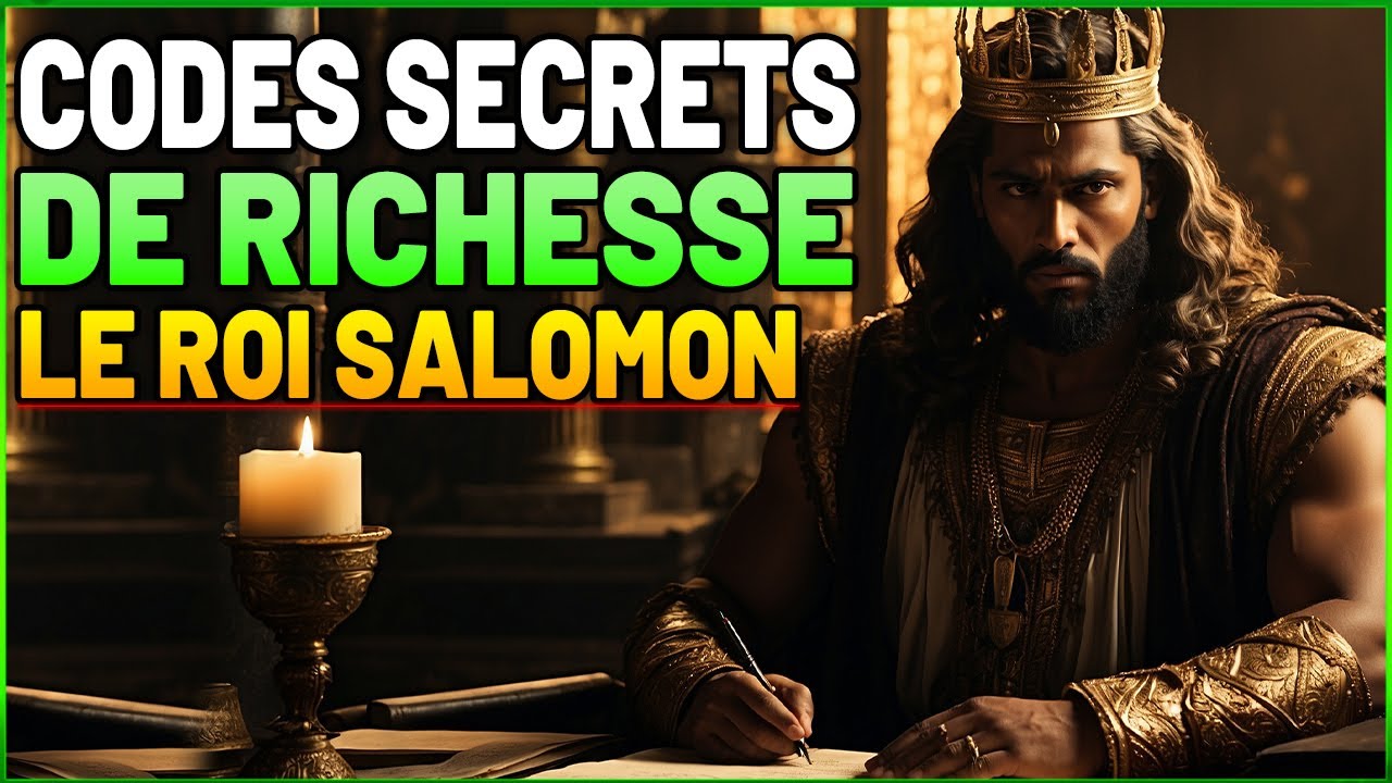 🤫16 Codes Secrets de Salomon pour être riche pour toujours (Richesse et argent)