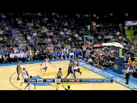 Serge Ibaka put-back slam against Utah 3-23-11