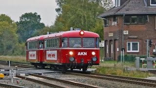 preview picture of video 'Marschbahn: Uerdinger - Schienenbus - Sound (AKN)'